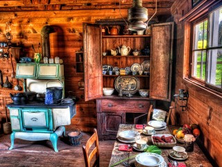 Quebra-cabeça «Vintage kitchen»