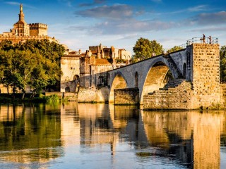 Quebra-cabeça «Ancient bridge in Avignon»