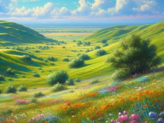 Jigsaw Puzzle «Steppe»