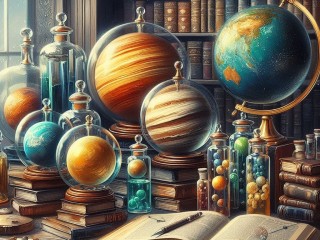 Jigsaw Puzzle «Astronomer