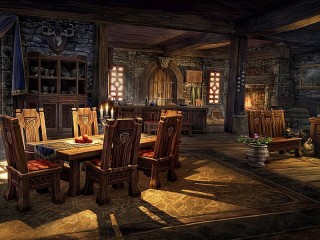 Jigsaw Puzzle «Dining room in old house»