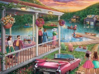 Puzzle «Summer at the Lake»