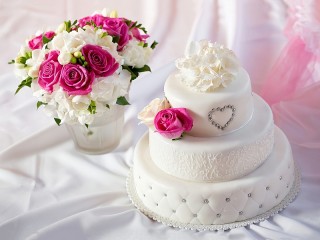 Пазл «Свадебный торт»