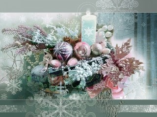 Jigsaw Puzzle «Candle and toys»