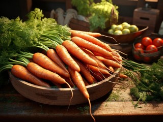 Пазл «Свежая морковь»