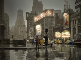 Пазл «Таймс-сквер,Нью-Йорк,март 1943»
