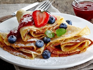 Пазл «A plate of pancakes»