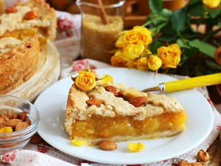 Пазл «Tart with apricots»