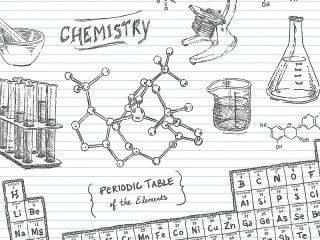 Jigsaw Puzzle «Notebook on chemistry»