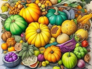 Jigsaw Puzzle «Pumpkins»