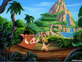 Jigsaw Puzzle «Timon and Pumbaa»