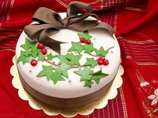 Jigsaw Puzzle «Cake with bow»