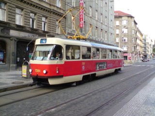 Quebra-cabeça «Tram in Prague»