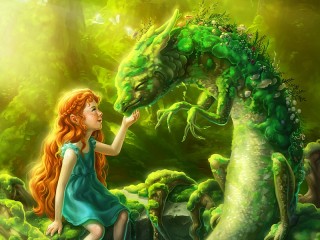 Пазл «Травяной дракон»