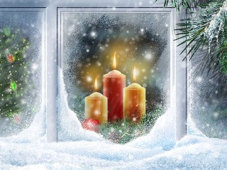 Jigsaw Puzzle «Three candles»