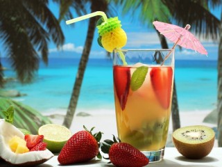 Jigsaw Puzzle «Tropical cocktail»