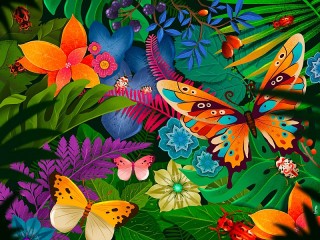 Пазл «Тропический лес»