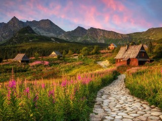 Jigsaw Puzzle «Path to the village»
