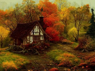 Jigsaw Puzzle «Path to the house»
