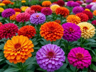 Jigsaw Puzzle «Zinnias»