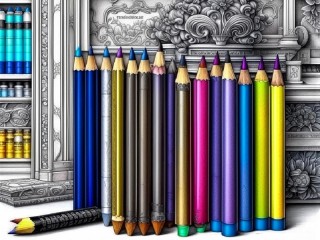 Quebra-cabeça «Colour pencils»