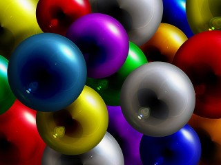 Quebra-cabeça «Colored balls»