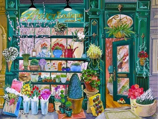 Пазл «Цветочный магазин»