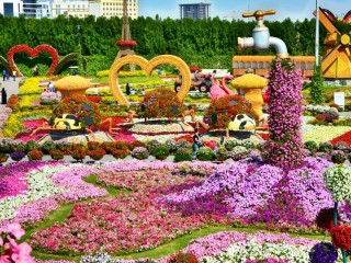 Пазл «Flower park»