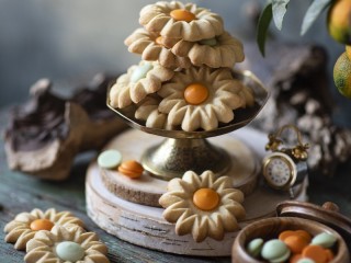 Jigsaw Puzzle «Flower cookies»