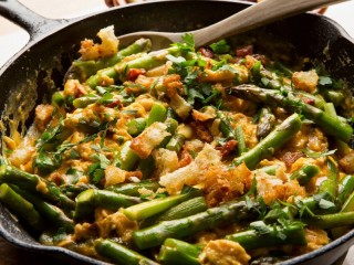 Rompecabezas «Braised asparagus»