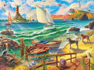 Jigsaw Puzzle «By the sea»