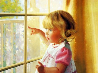 Пазл «At the window»