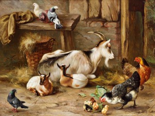 Puzzle «By the barn»
