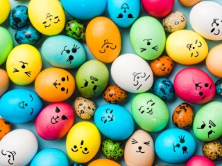 Jigsaw Puzzle «smiling eggs»