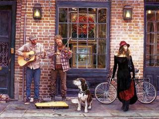 Пазл «Street musicians»