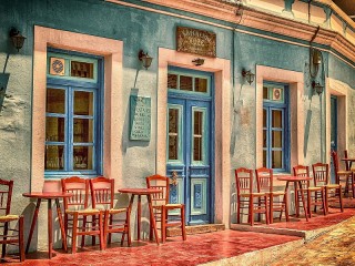 Пазл «Street cafe»