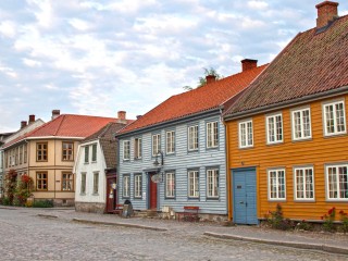 Puzzle «Old town street»