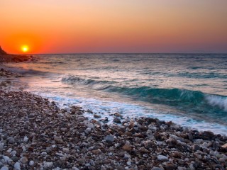 Rätsel «Sunset at sea»