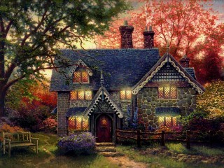 Puzzle «Cozy cottage»