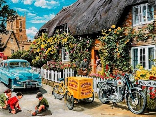 Jigsaw Puzzle «In the village»