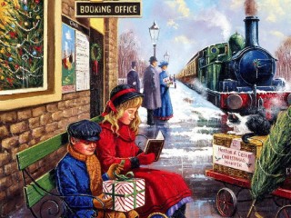 Jigsaw Puzzle «Going to visit someone»