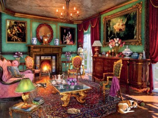 Jigsaw Puzzle «In the living room»
