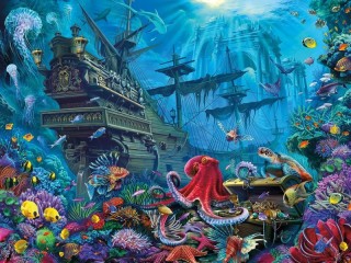 Jigsaw Puzzle «In the depths of the sea»