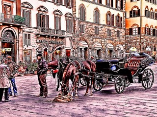 Jigsaw Puzzle «In expectation of the tourists»