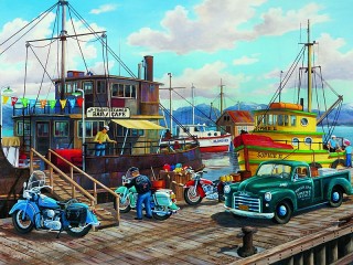 Jigsaw Puzzle «In the port»