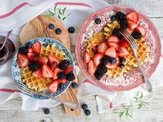 パズル «waffles with fruit»