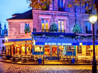 Jigsaw Puzzle «Evening in Montmartre»