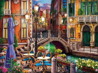 Jigsaw Puzzle «Evening in Venice»