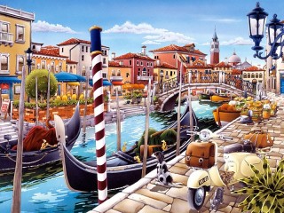 Пазл «Венецианский канал»