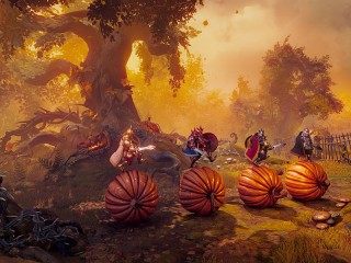 Slagalica «Riding on the pumpkins»